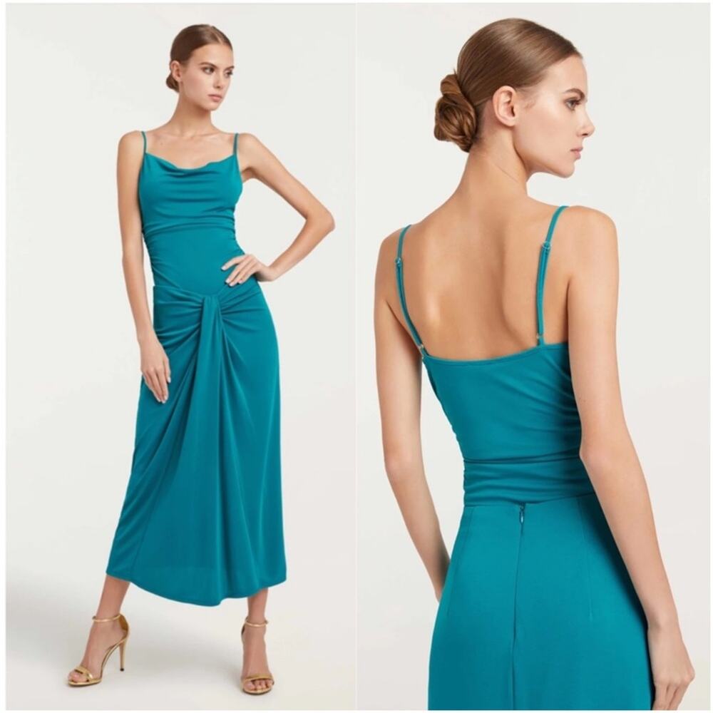 NEW cinq a sept Marta Bodysuit in Blue Jade
